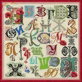 

FREE delivery Top Quality cute lovely counted cross stitch kit bothy threads Alphabet Fun letters Riolis - - Sampler