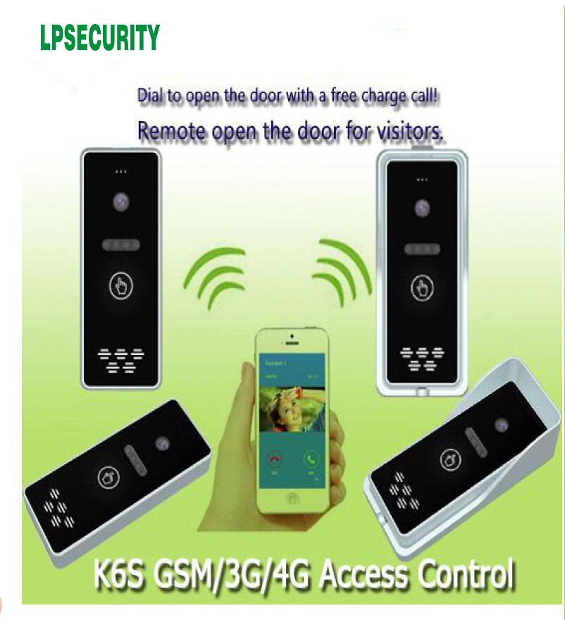 Система контроля доступа 9 15 в GSM домофон K6S пульт дистанционного управления