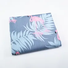 DIY хлопок Twill Ткань для лоскутное шитье компанией DHL Craft Telas Tissus для детского постельного белья, текстильная подушка одежды для маленьких детей, фламинго, 50x40 см