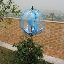 Наружная ветряная мельница шар стерео Дельфин ветер поворот украшение игрушечная бутафория украшение праздника