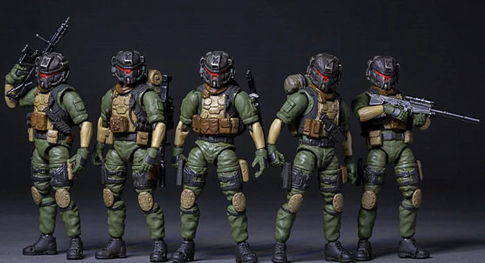 1/25 JOYTOY action model anime military soldiers figures set (5pcs/lot ) collectional toys PVC Christmas gift Free shipping   