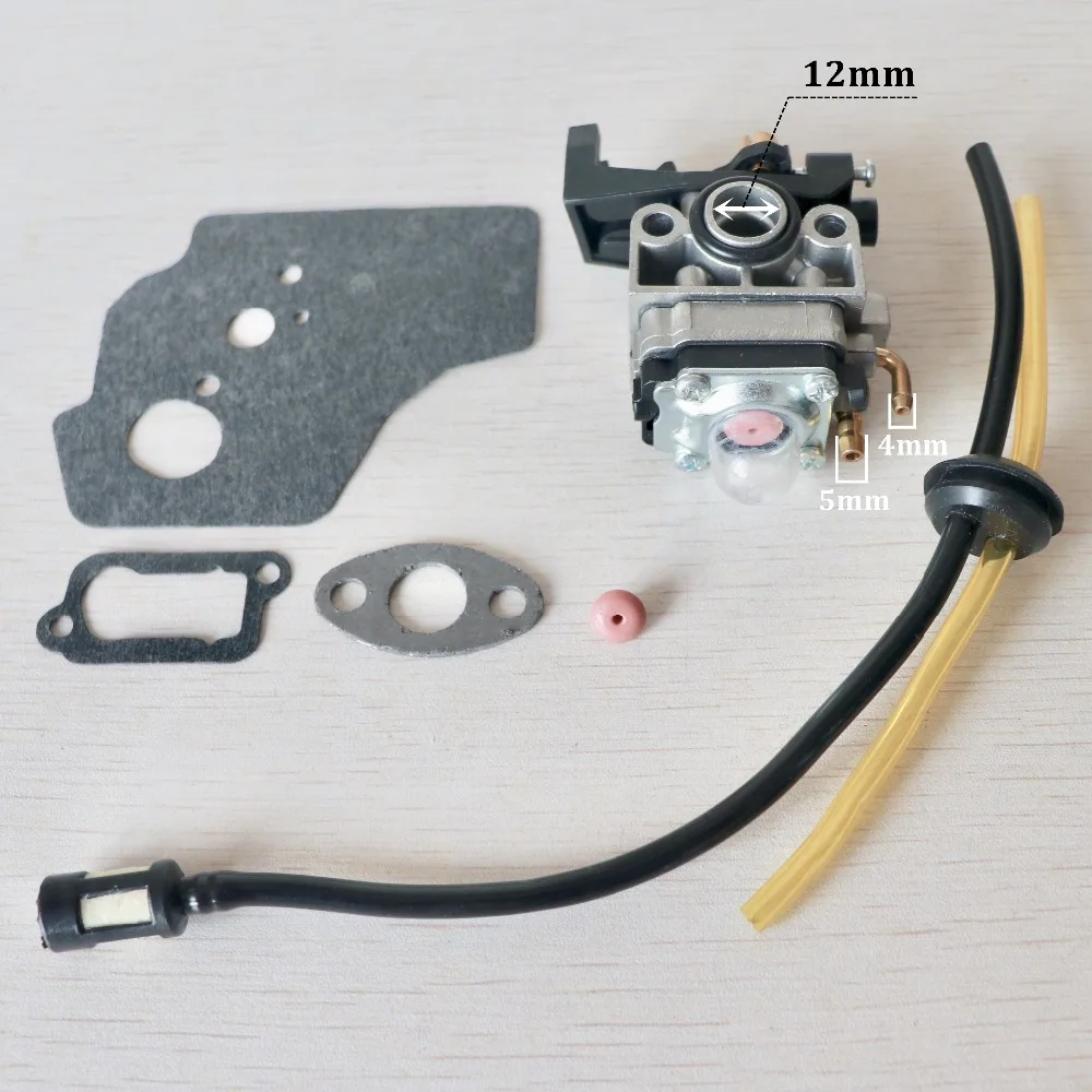 Карбюратор Carb Топливопровод комплект для втулки для Honda GX35 HHT35 HHT35S 4-тактный двигателя внутреннего сгорания двигателя мотокусторез триммер газонокосилка