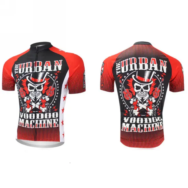 Men's Red team Cycling short sleeve Jersey 3d pad mens Bike Clothing Cycling/bike Jersey Sport