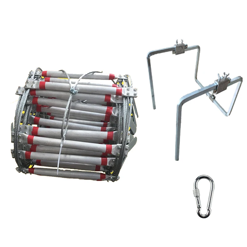 5 to 15 meters High quality Steel wire rope ladders Wall climbing