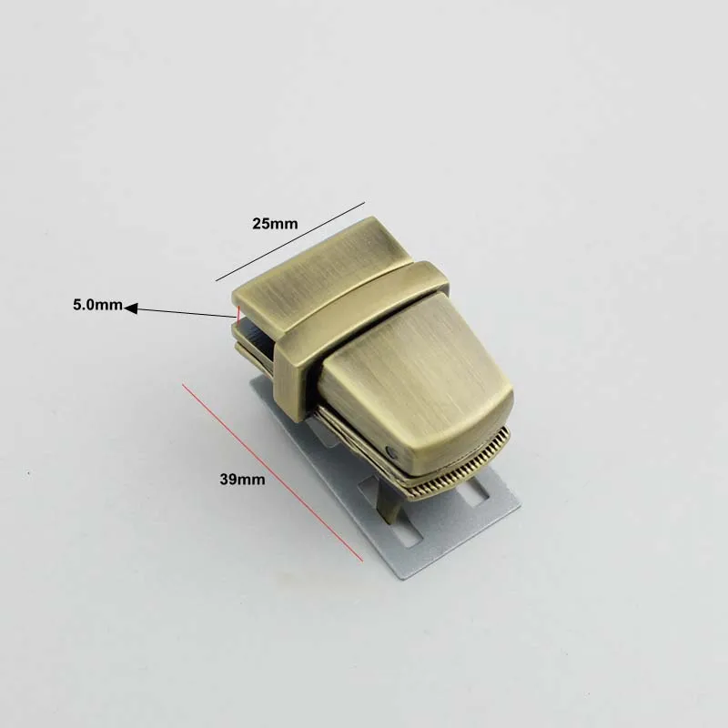 saco fazendo gunmetal pressionado bloqueio maleta para