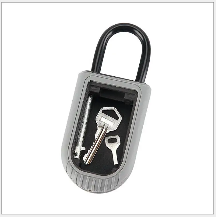 Portable Safe Box Wall Mounted 10 Password Keys Combination Lock Metal Alloy Storage Store Key Storage Organizer Boxes