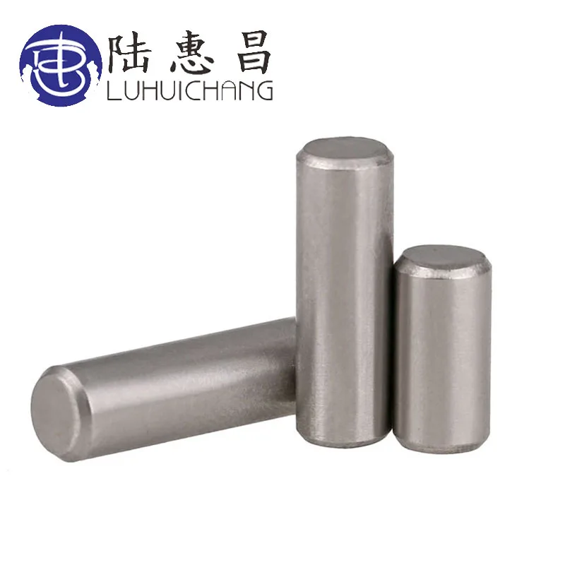 Luhuichang 304 Круглый цилиндрический штифт из нержавеющей стали, параллельное расположение сплошного прямого стопорного штока