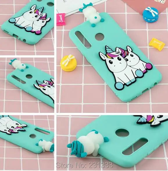 Мягкий ТПУ чехол C ku с 3D рисунком для Huawei P30 LITE Y6 2019 Y7 Y9 Honor 9i Enjoy 8S 9S Панда собака
