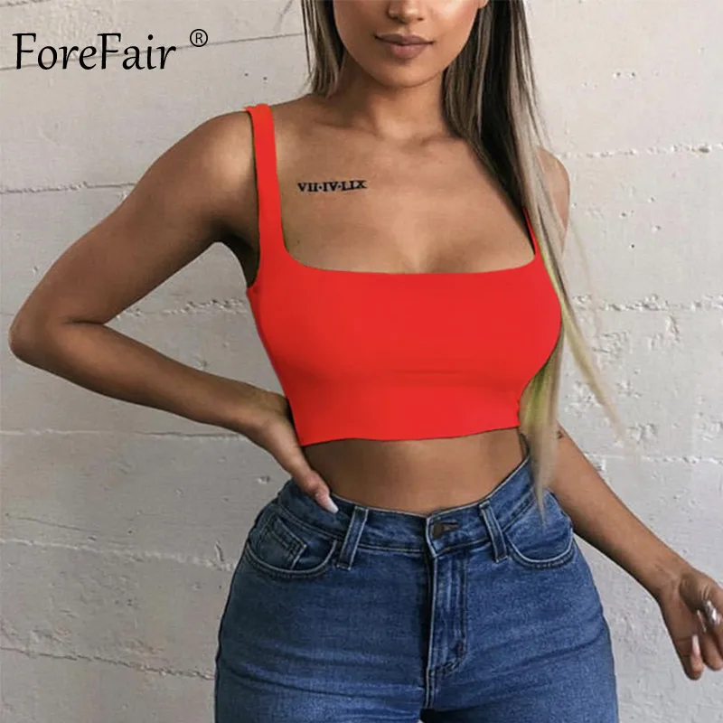 Женский Короткий Топ без бретелек Forefair Клубные вечерние повседневные пляжные