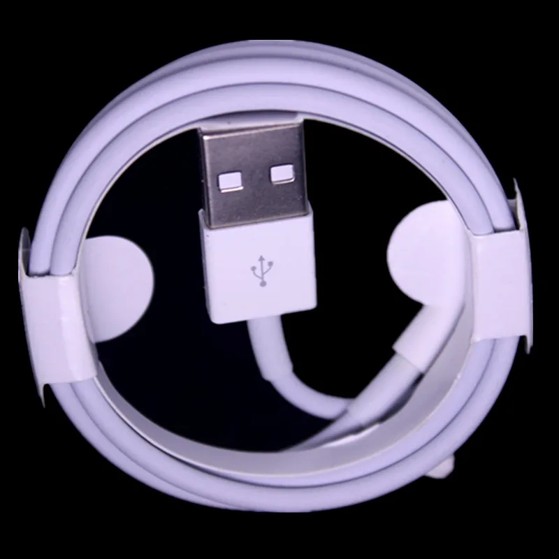 100pcs/lot 1m 3FT high quality  E75 Chip OD 3.0mm Data USB Cable For iPhone 7 5 5S 6 6s plus ipad iOS 10