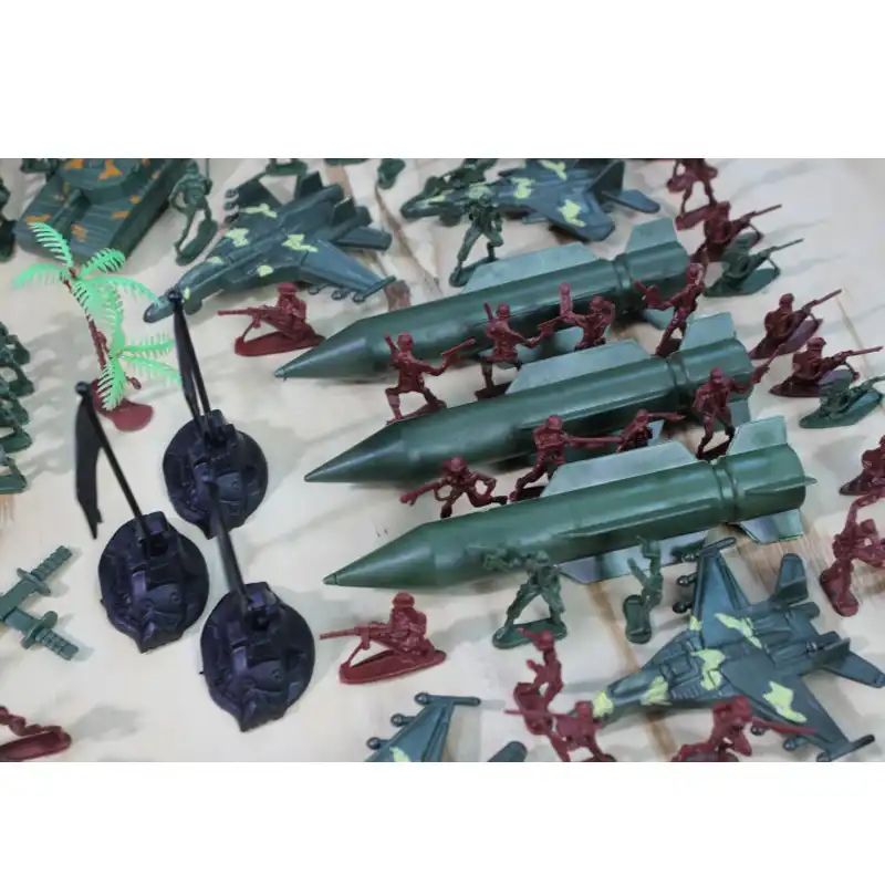 micro soldiers military airplane tanks