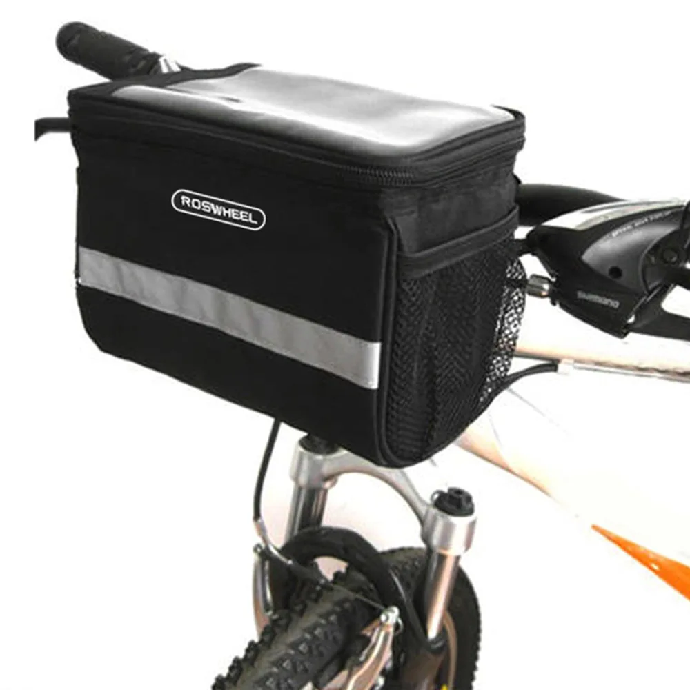 LIXADA велосипедная сумка, светоотражающая велосипедная корзина на руль, изолированная сумка-холодильник, уличная велосипедная сумка для горного велосипеда с передней трубкой