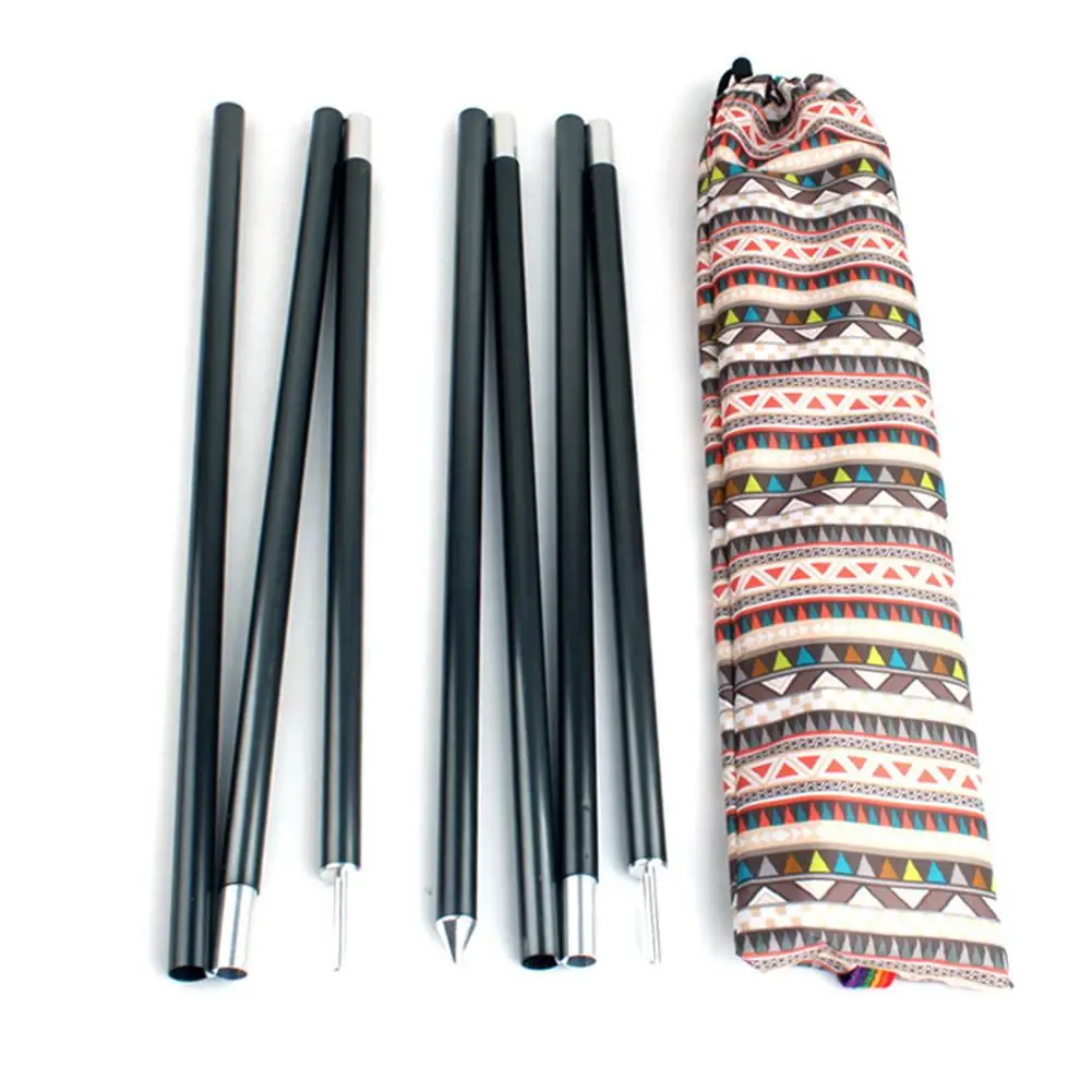 

2pcs/set 1.5m Outdoor Camping Tent Pole Aluminum Alloy Tent Rod Spare Replacement Tent Support Poles Tent Accessories