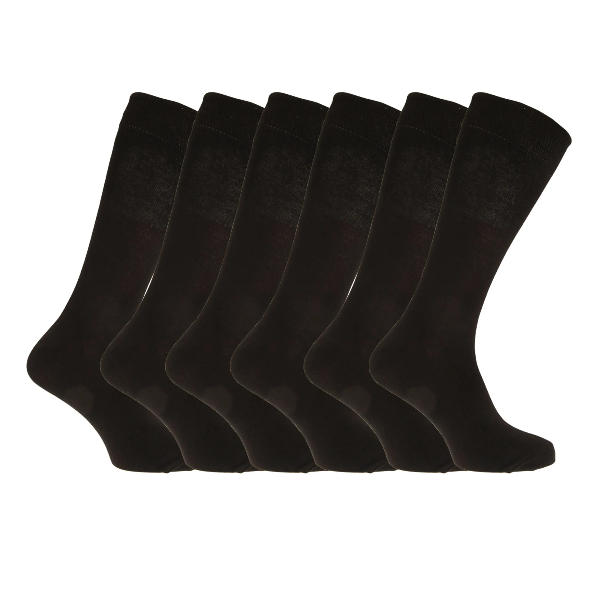 Mens Cotton Rich Lycra Socks (Pack Of 6)in Men's Socks from Underwear