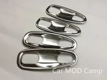 Для Toyota Land Cruiser Prado FJ150 2010-2018 ABS Chrome снаружи автомобиля дверные ручки чаши Крышка обрезать 8 шт. автомобиль Средства для укладки волос!