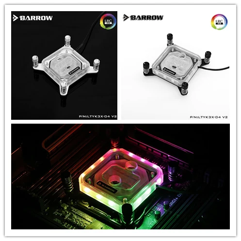 الأصلي بارو LTYK3X-04 V2 وحدة المعالجة المركزية برودة waterblock التبريد ل إنتل X99/X299 منصة RBW 2.0 شاشة ديجيتال مع تحكم الأصلي بارو LTYK3X-04 V2 وحدة المعالجة المركزية برودة waterblock التبريد ل إنتل X99/X299 منصة RBW 2.0 شاشة ديجيتال مع تحكم