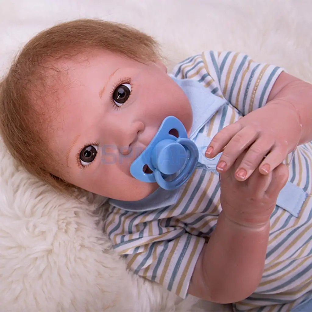 Cute Cartoon Dummy Pacifier & Magnet Set Baby Doll Supplies for Reborn Newborn Dolls Accessories