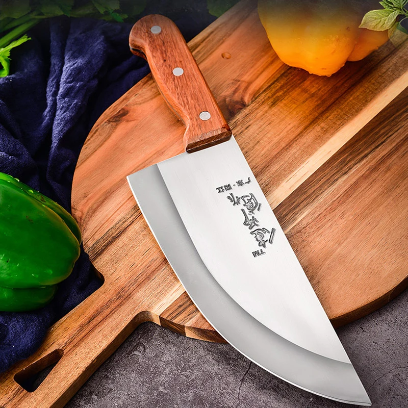 High Quality Stainless Steel Slaughter House Butcher Knife Supermarket