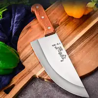 High Quality Stainless Steel Slaughter House Butcher Knife Supermarket Kill Pork Sheep Knives Chef Cutter Barbecue Split Knife