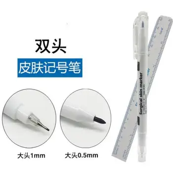 

Korean semi-permanent tattoo Surgical skin lip line eyebrow type border design positioning pen double head marker Scribe Tool