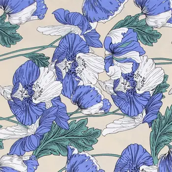 

Lily fabric Retro style fabric Calico Printed cotton fabric for DIY Bag 009 1 order=50cm*140cm