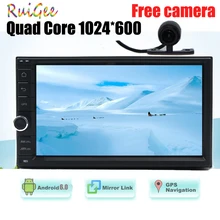 7” Car Stereo Camera 2 Din Android 6.0 Bluetooth Autoradio Touch Screen Car non dvd PC Audio Support WiFi/OBD2/USB/SD