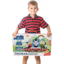 Электрический паровозик Томас детский игрушечный набор
