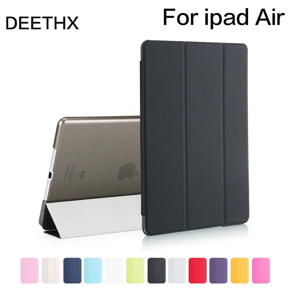 

Hot sale Case For ipad Air 2013 Release model A1474 A1475 A1476,PU Ultra Slim Magnet wake Smart Cover shell for iPad case Air