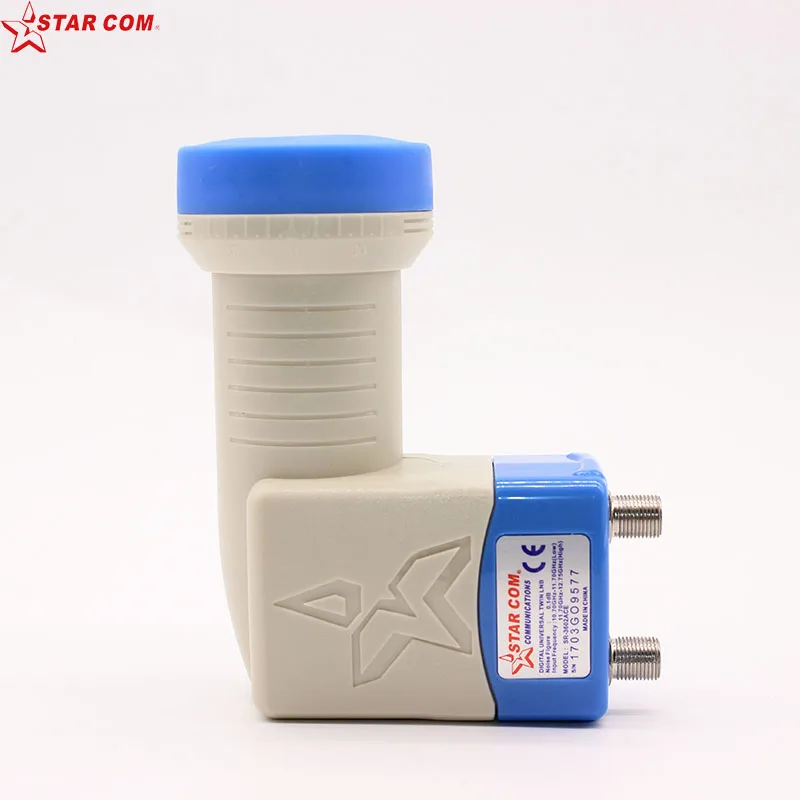 

STARCOM 3602ACE Universal KU Band LNB For Satellite TV Receiver Low Noise Figure 0.1dB HD Digigtal Universal Twin LNB
