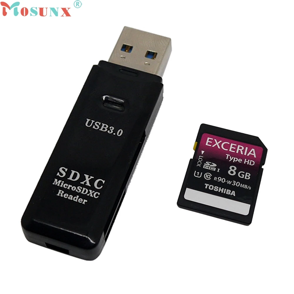 Ecosin2 мини 5 Гбит/с супер скорость USB 3,0 Micro SD/SDXC TF кардридер адаптер Mac OS Pro Прямая поставка 17mar24