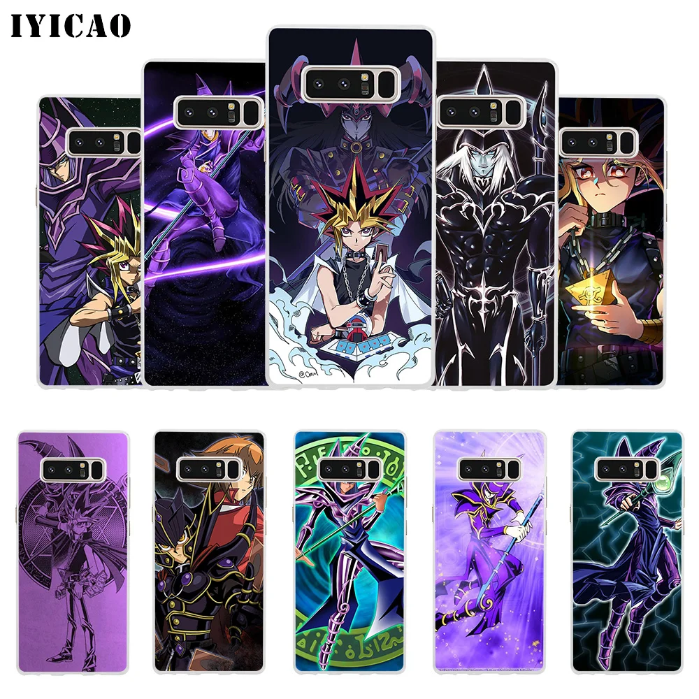 IYICAO Mago Negro Yu Gi Oh Мягкий силиконовый чехол для телефона Samsung A5 A6 Plus A7 A8 A9 J3 J5 J7 Note 8 9 TPU