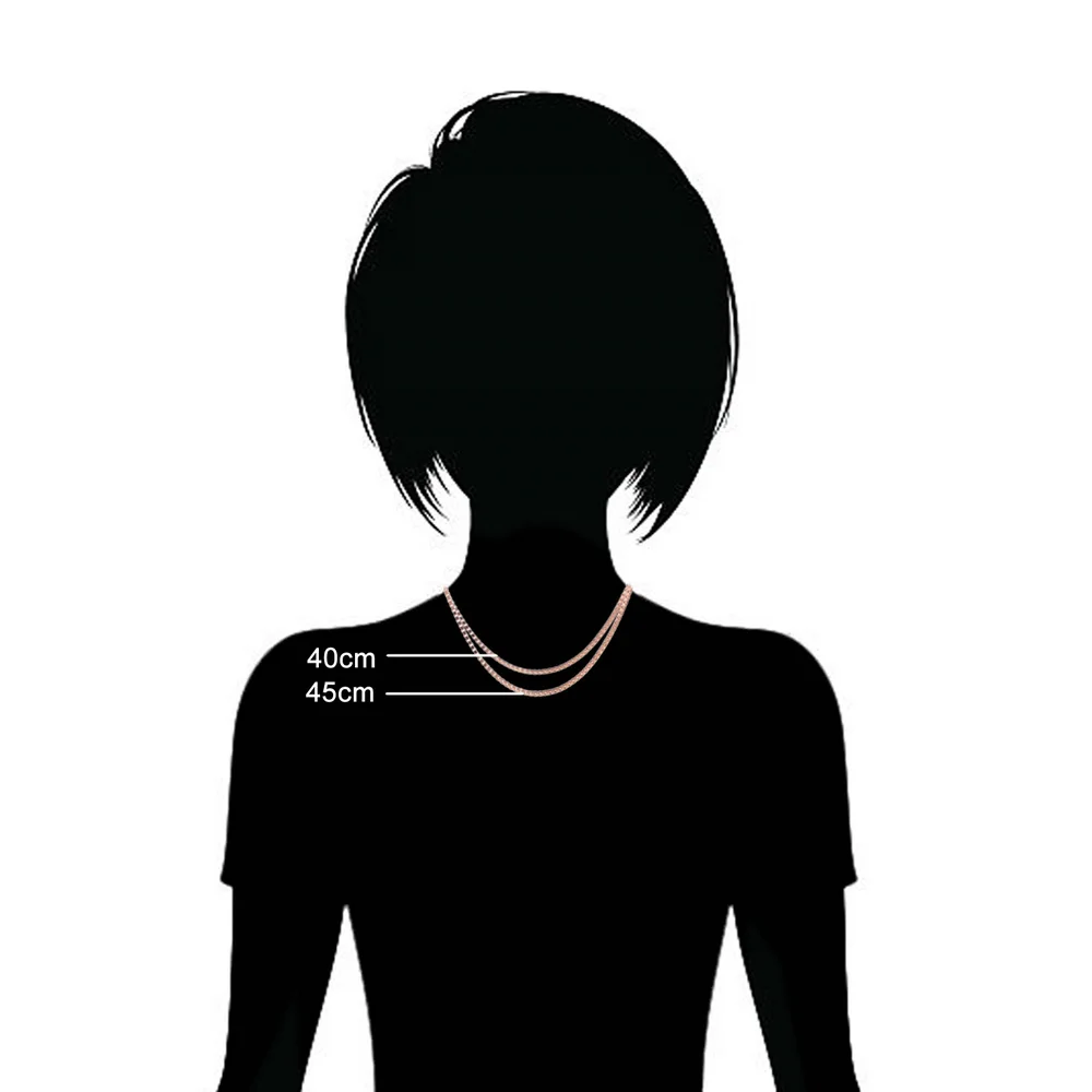 MoBuy 3 Colors Available 100% 925 Silver Chain 18 Inches 45CM Link Chain With Extended Chain For Fine Jewelry For Men & Women - Image 4