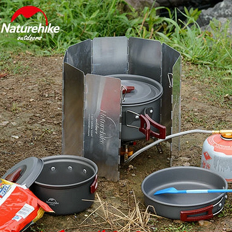 Ветрозащитная плита Naturehike для кемпинга складное ветровое стекло приготовления