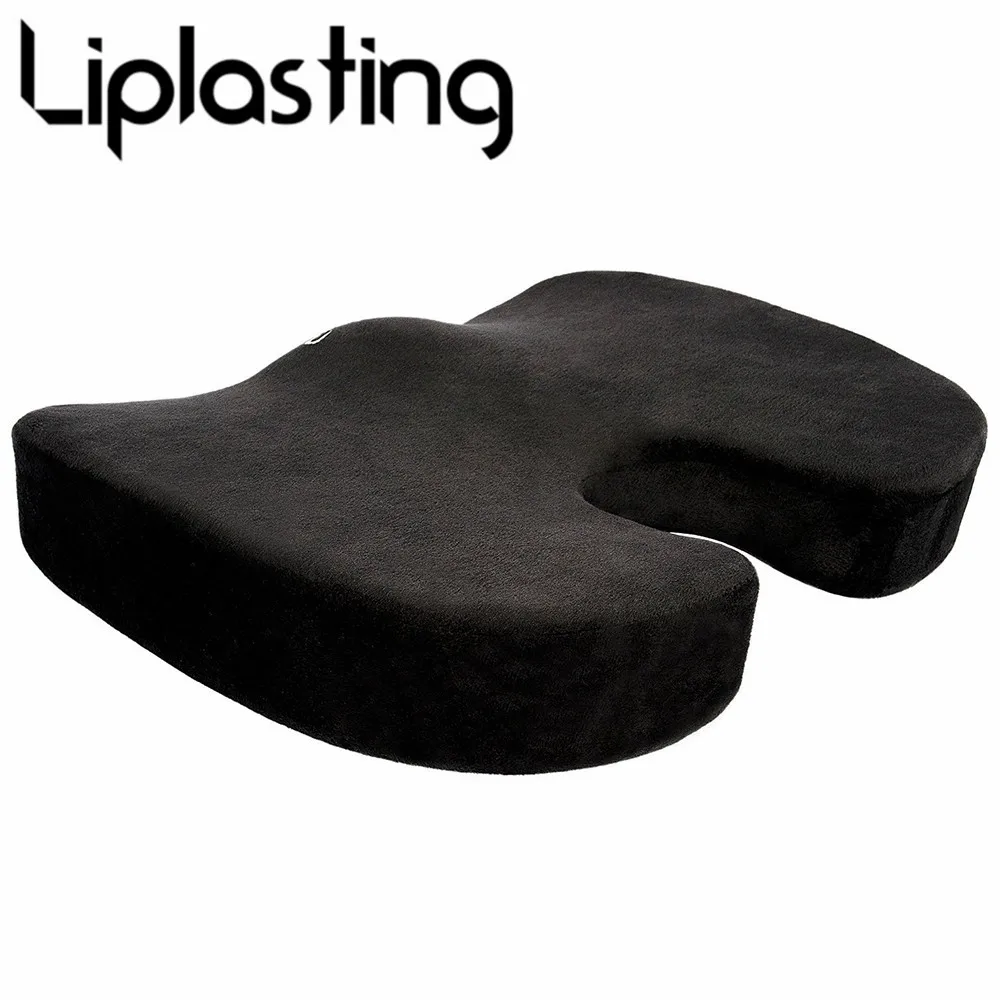

Liplasting Car U Shaped Seat Covers Memory Cotton Seat Cushion Soft Plush Car Cushion Pain Relief Pad car Accessories