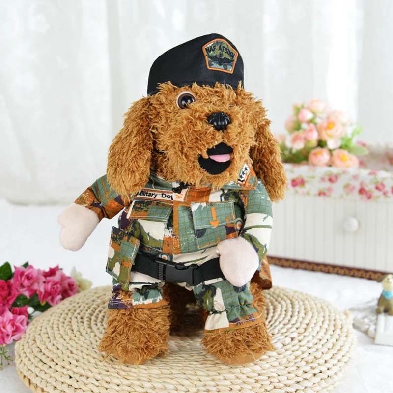 Hot sale Army Style Cats outfit small Dog Puppy Cat Pet Costume