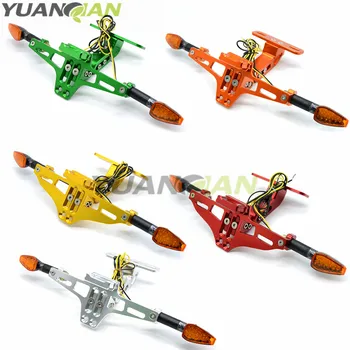 

CNC Adjustable License Number Plate Frame Holder Bracket with light For Honda CB600F 1000 CB 600 F cb600f Hornet CBR600F CBF600