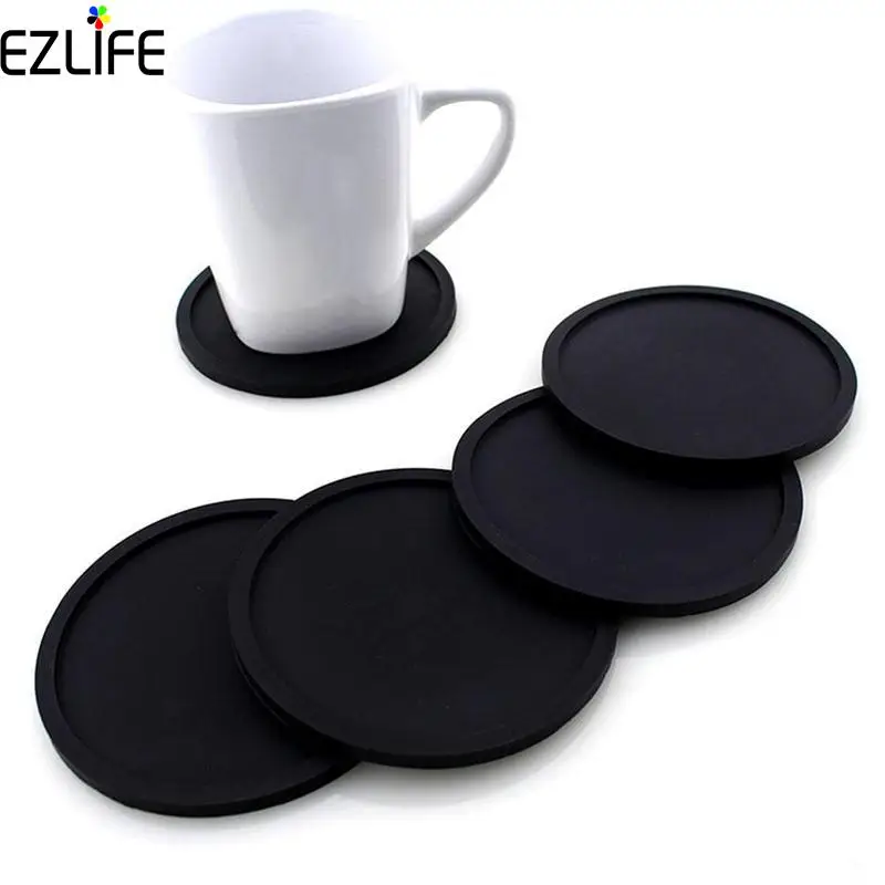 Us 1 18 20 Off Pcs Silicone Drink Mats Pads Coaster Placemats For Table Dinner Placemat Black Cup Set Lpt3070 In Us 1 18 20 Off Pcs Silicone Drink Mats Pads Coaster Placemats For Table Dinner Placemat Black Cup Set Lpt3070 In