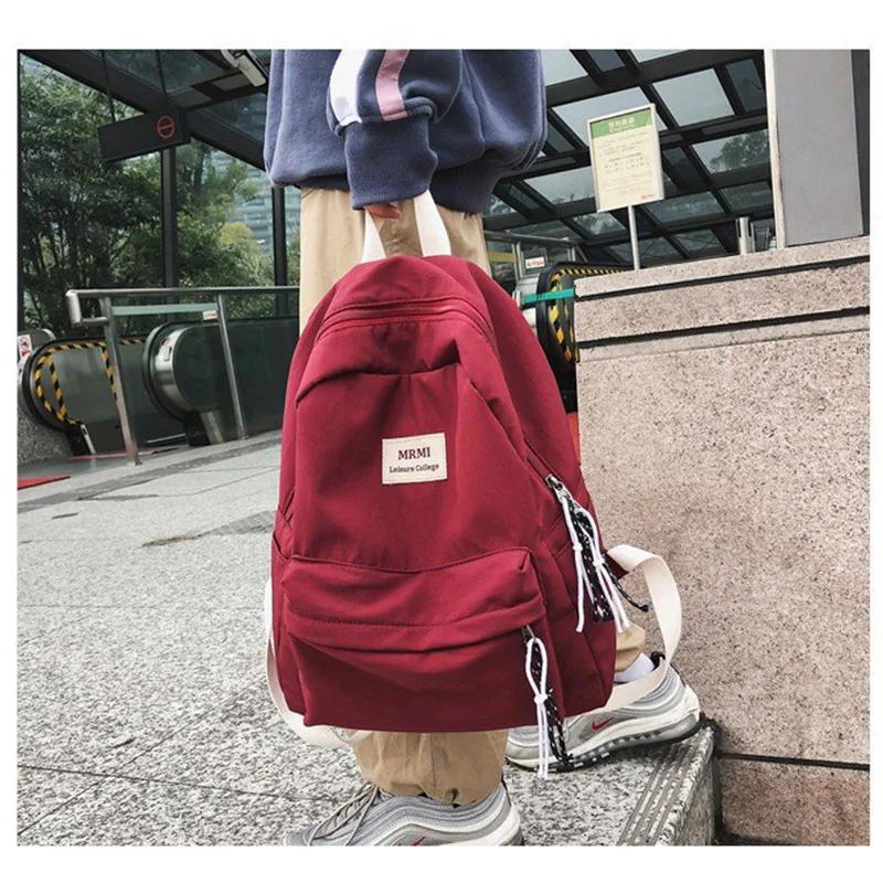 

School Backpack for Teenage Girl High Quality Nylon Waterproof Women Backpacks Casual Laptop Bagpack Female Travel Backpack