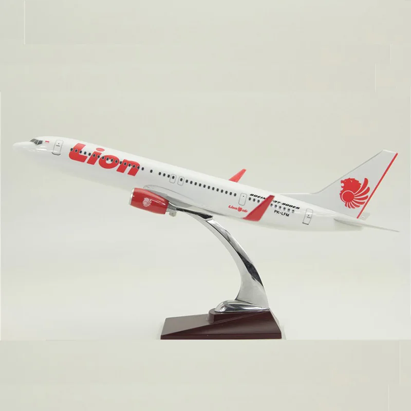 

40cm Boeing B737-900 Indonesia Lion Air Line 1/100 Scale Airplane Model Toy Aircraft Diecast Plastic Alloy Plane Home Decoration