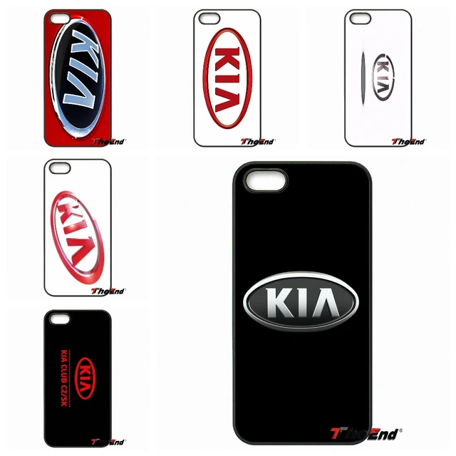 Kia Logo Korean Car Brands Black Phone Skin Case For Iphone X 4 4s 5