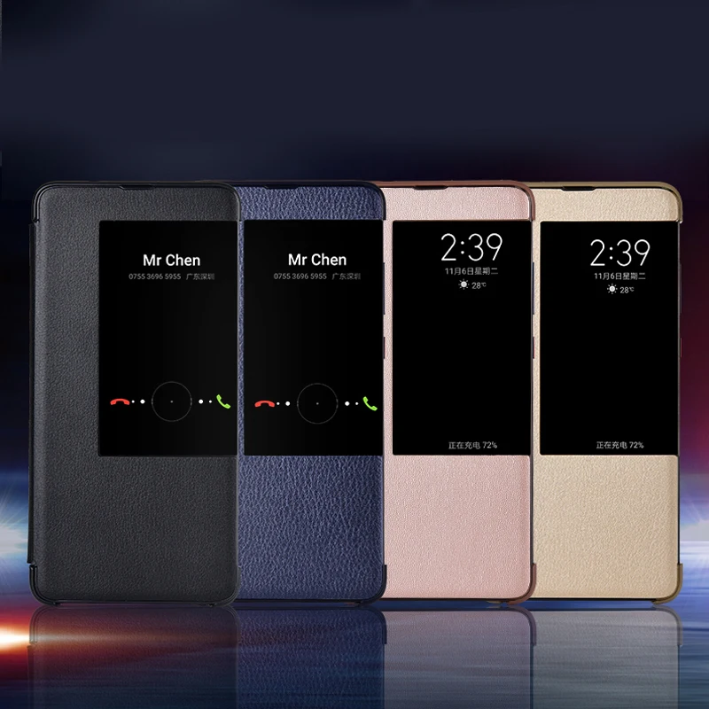 

Luxury Ultrathin Smart Flip PU Leather Case Cover Protect Cases For Huawei Mate 20 For Mate 20 Pro 20 X