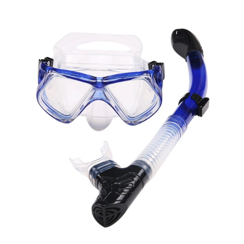 Профессиональная маска для подводного плавания трубки маска оборудования дыхание трубки комплект Высокое качество полный сухой дыхание