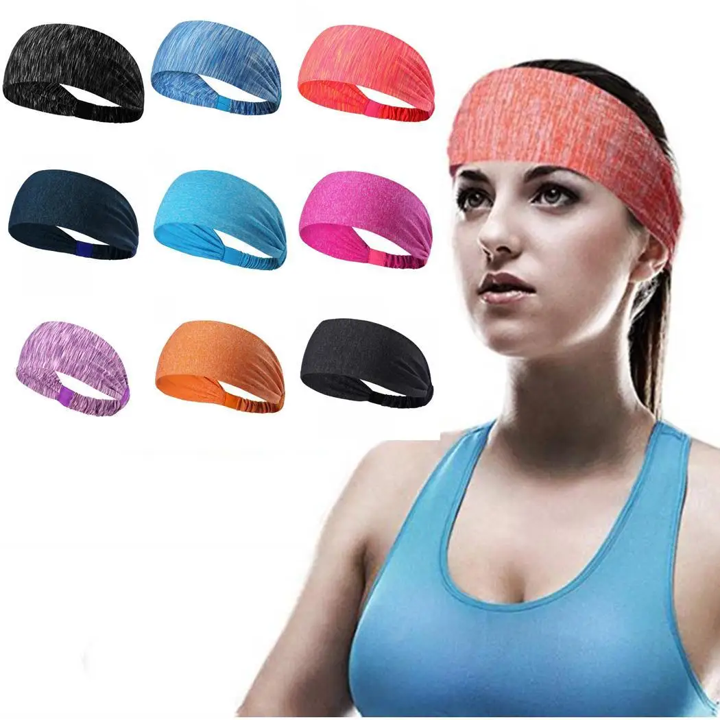 Женский Напульсник для йоги, для спортзала, эластичная повязка на голову, черный, синий, серый, спортивная повязка на голову, повязка на голову,, stirnschweissband