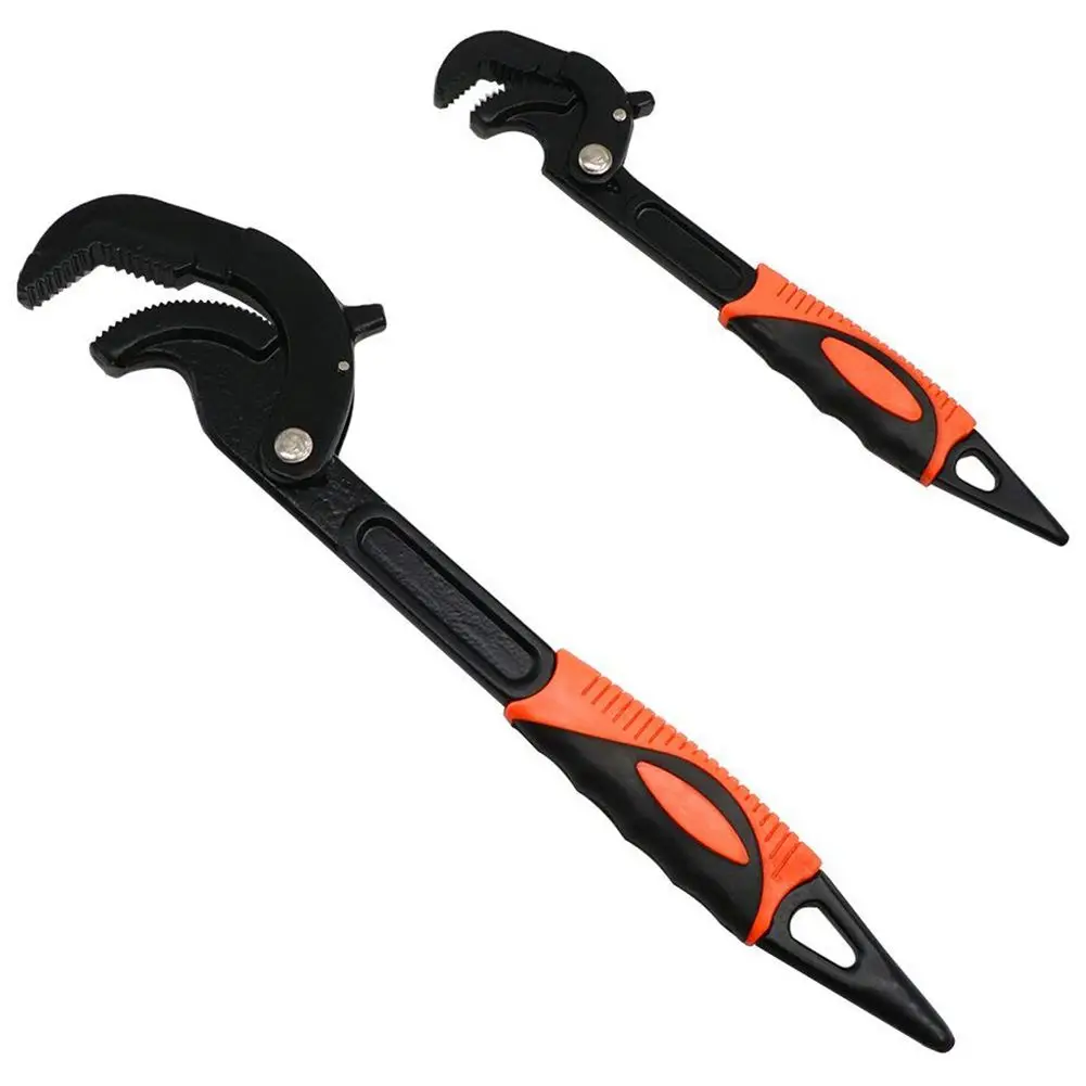 

DSHA Heavy Duty industrial-grade Pipe Wrench, Multifunctional Adjustable Pipe Pliers with Opening Crowbar 45 Carbon Steel