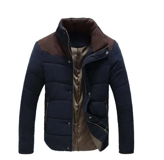 Парки 2016 Горячая Распродажа Для мужчин зимнее пальто хлопка-комбинированное пальто зимняя куртка плюс Размеры куртка высокое качество