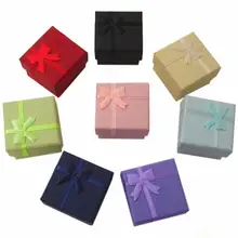 48 шт./лот Модные украшения коробка, мульти кольца цвета коробка, серьги/кулон коробка 4*4*3 Дисплей упаковка подарочная коробка WJ-21112