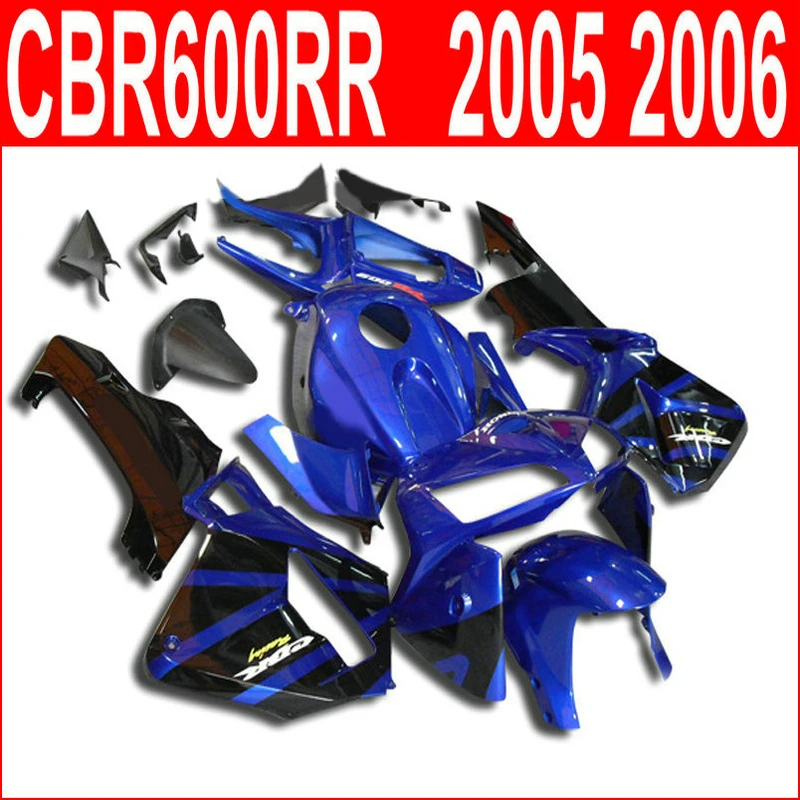 Injection mold fairing kit for Honda CBR600RR 05 06 blue ...