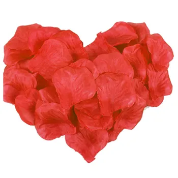 

500pcs Wedding Decoration Rose Petal Simulation Rose Petals Table Artificial Flowers Engagement Celebrations Party Supplies