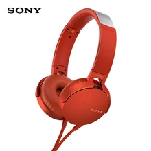 Оригинальные наушники SONY MDR-XB550AP сабвуфер телефонный Звонок музыка Проводная гарнитура для huawei для samsung