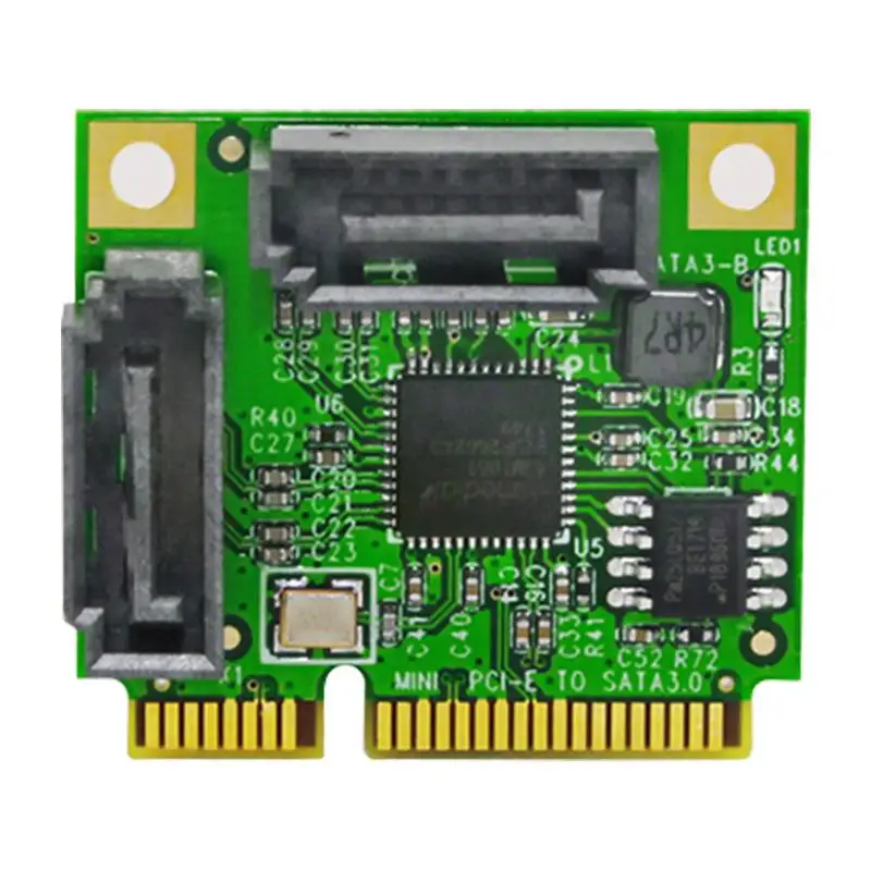 2 порта Sata3.0 Mini Pci E для карты расширения Мини интерфейс жесткого диска Плата
